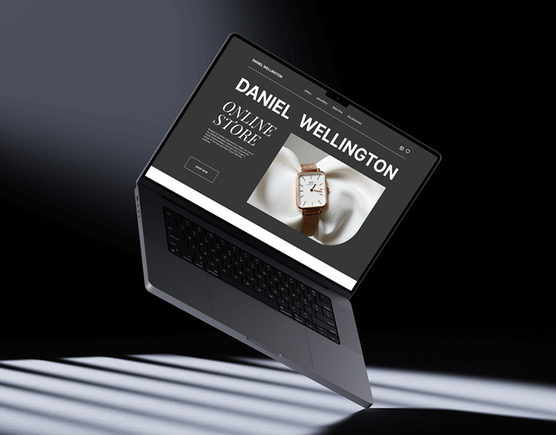 Redesign of an online store for watches and accessories